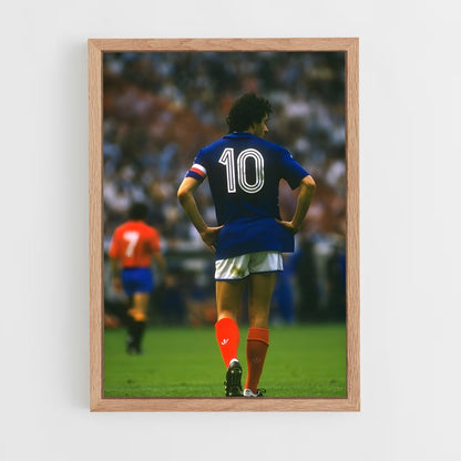 ap-michel platini-3 cadre Bois clair