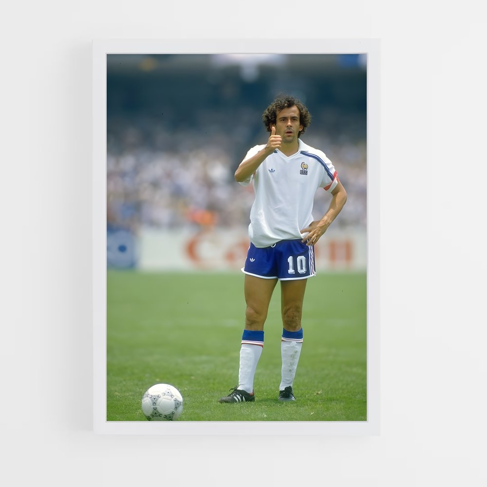 ap-michel platini-4 cadre Blanc