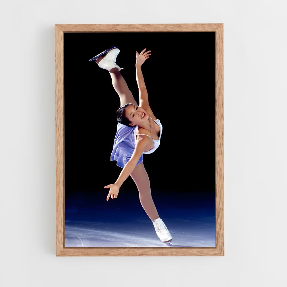 ap-michelle kwan-4 cadre Bois clair