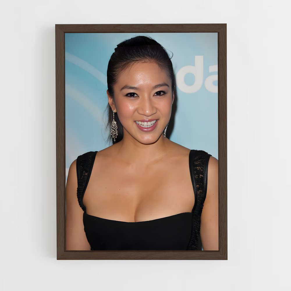 ap-michelle kwan-5 cadre Bois foncé