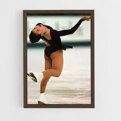 ap-michelle kwan-6 cadre Bois foncé