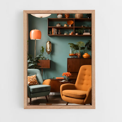 ap-mid-century-10 cadre Bois clair