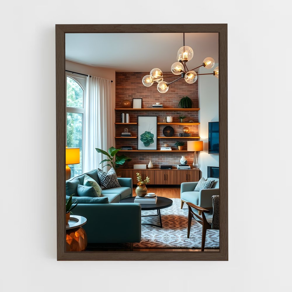 ap-mid-century-5 cadre Bois foncé