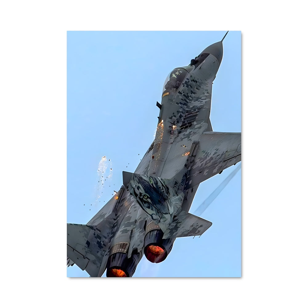 Poster Mig-29 en Vol