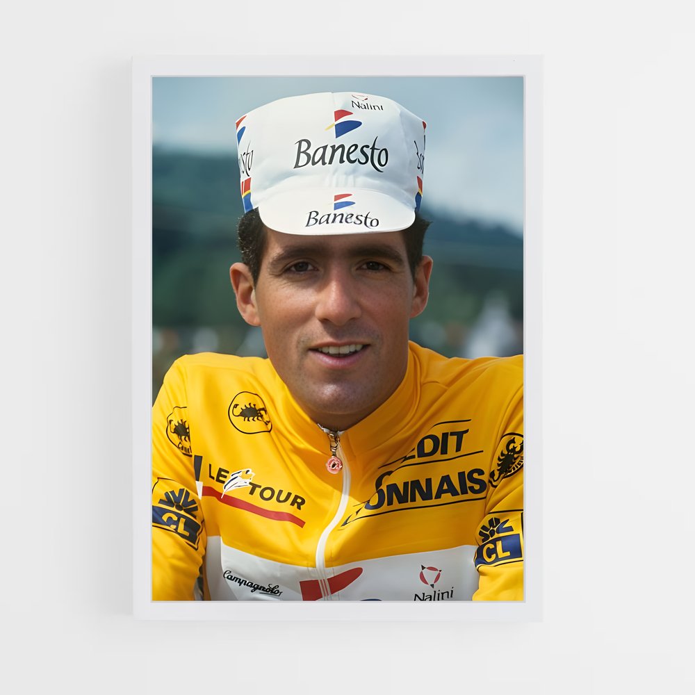 ap-miguel indurain-1 cadre Blanc