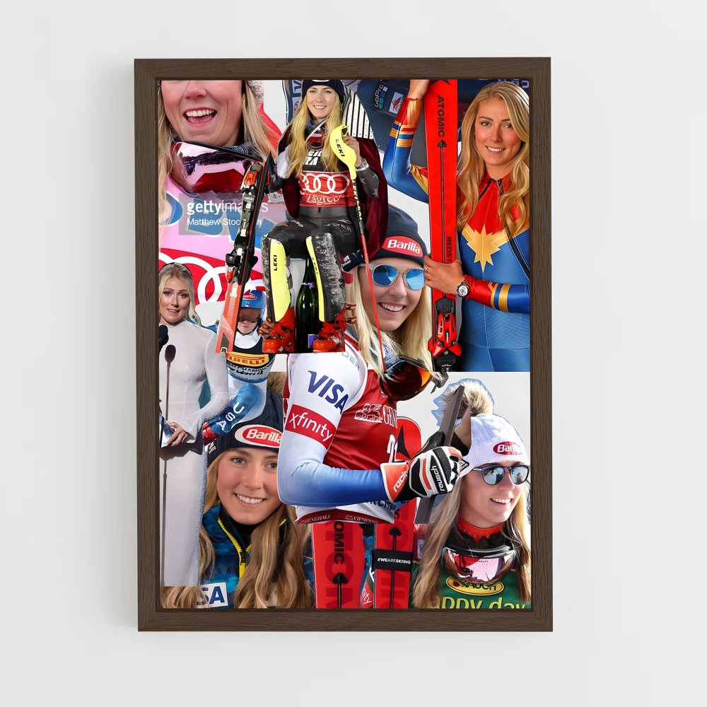 ap-mikaela shiffrin-2 cadre Bois foncé