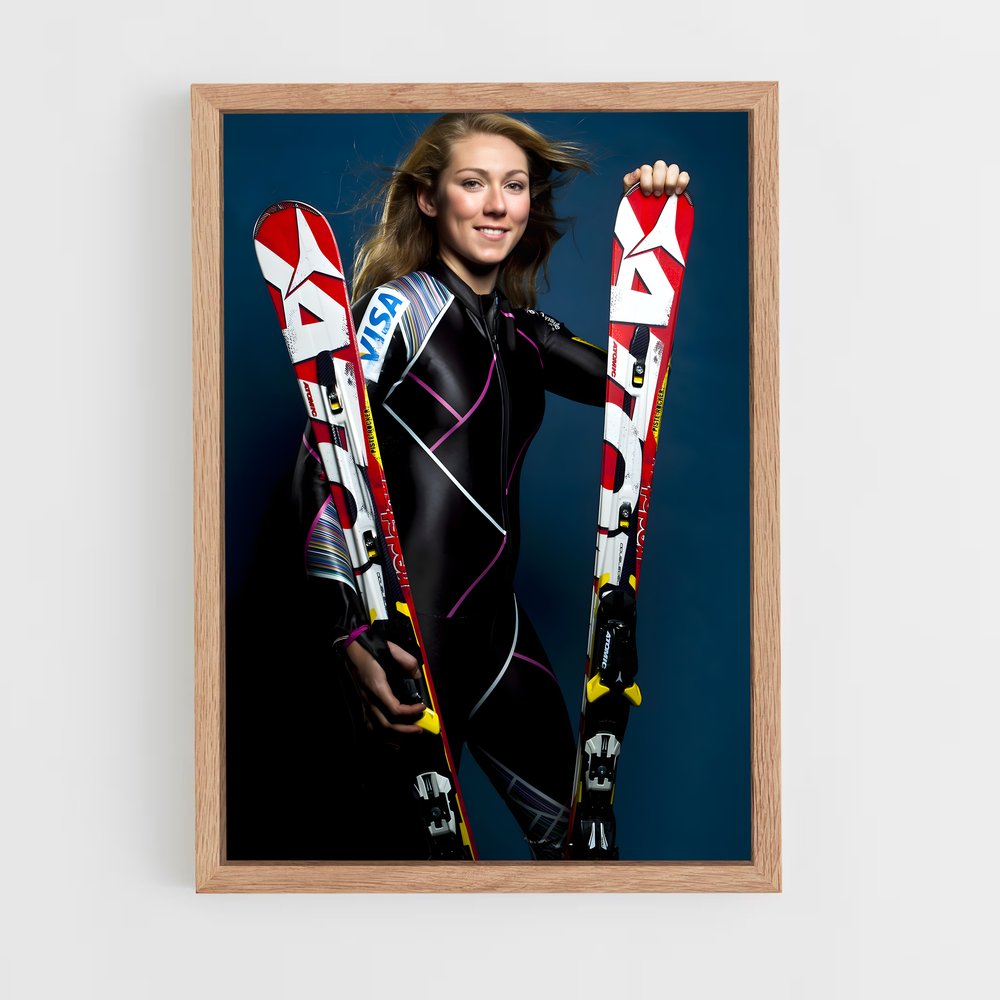 ap-mikaela shiffrin-6 cadre Bois clair