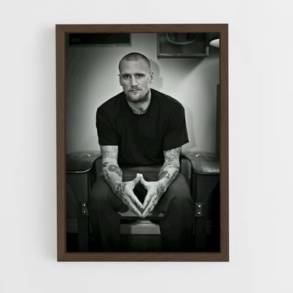 ap-mike vallely-1 cadre Bois foncé