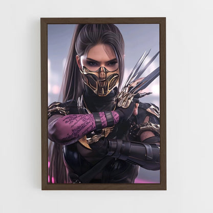 ap-mileena-5 cadre Bois foncé