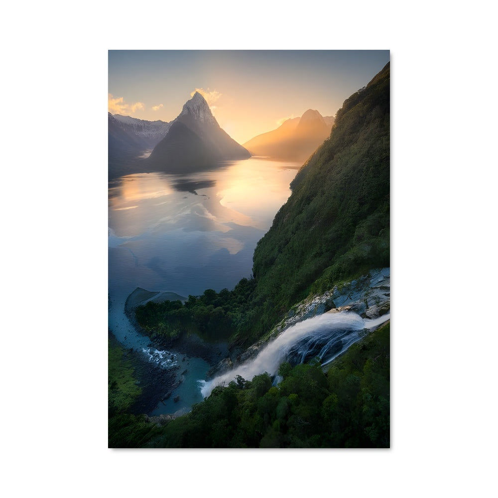 Poster Aube sur Milford