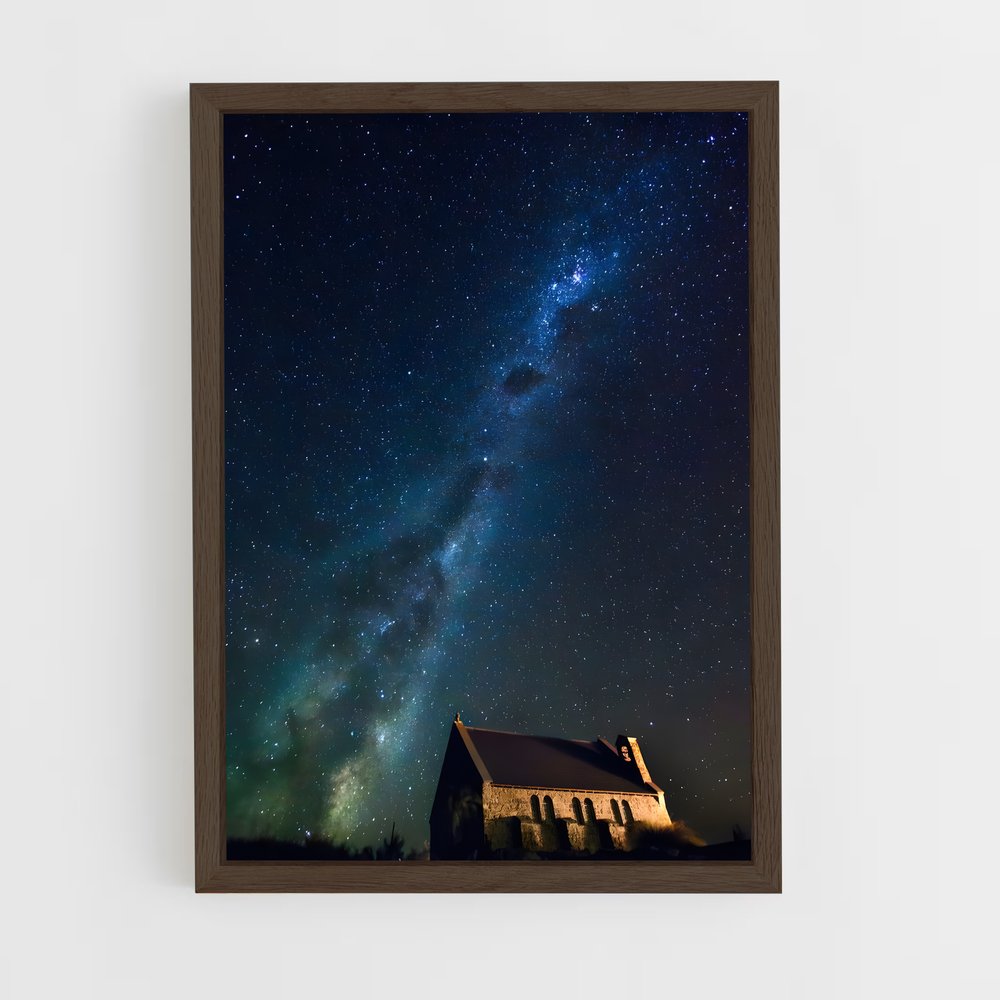 ap-milky way-10 cadre Bois foncé