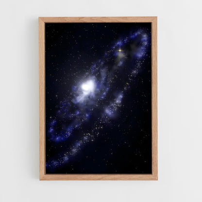 ap-milky way-19 cadre Bois clair