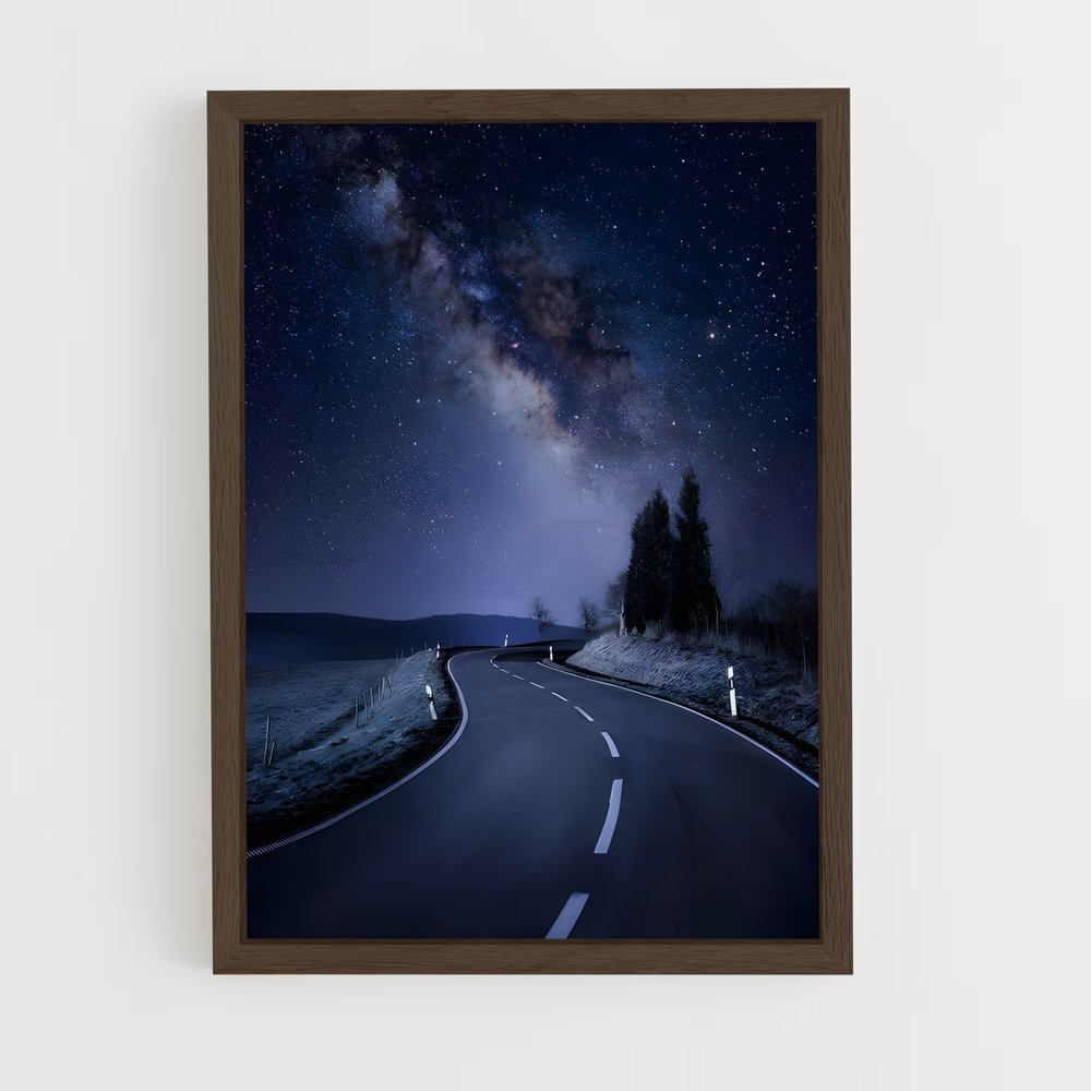 ap-milky way-6 cadre Bois foncé