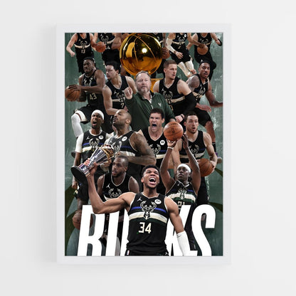 ap-milwaukee bucks-4 cadre Blanc