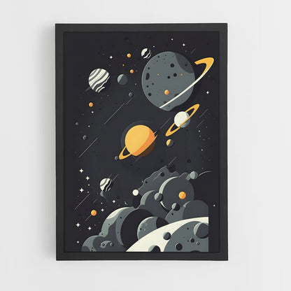 ap-minimalist space-5 cadre Noir