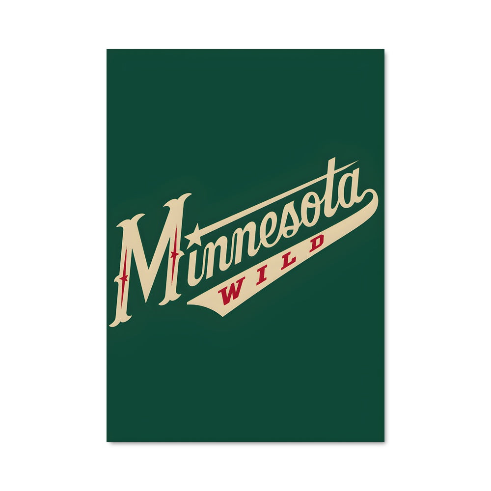Poster Minnesota wild 74222