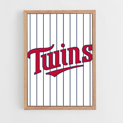ap-minnesota twins-2 cadre Bois clair
