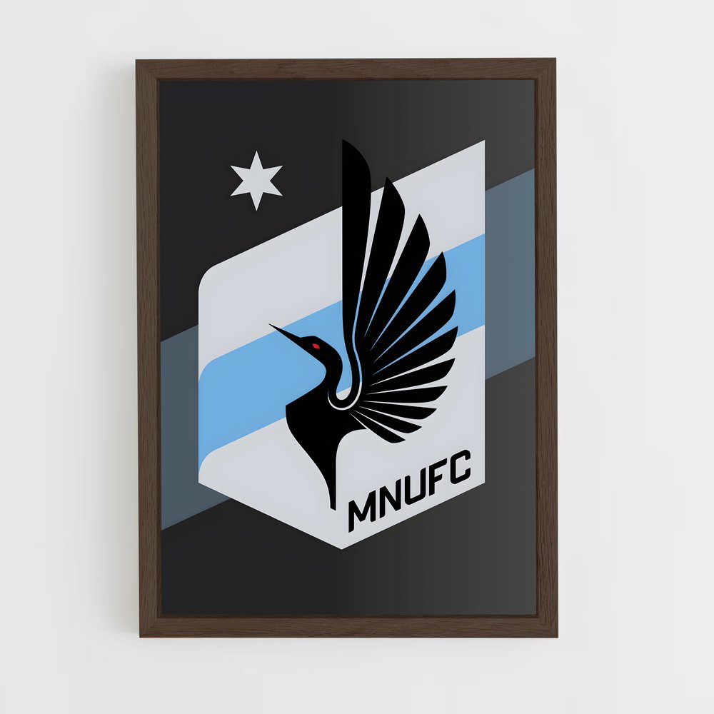 ap-minnesota united fc-1 cadre Bois foncé