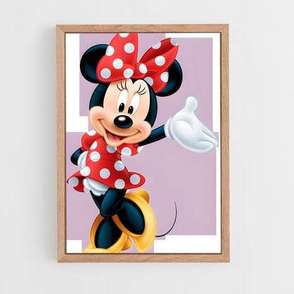 ap-minnie mouse-10 cadre Bois clair