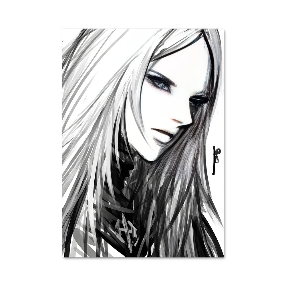Poster Cheveux d'Ébène