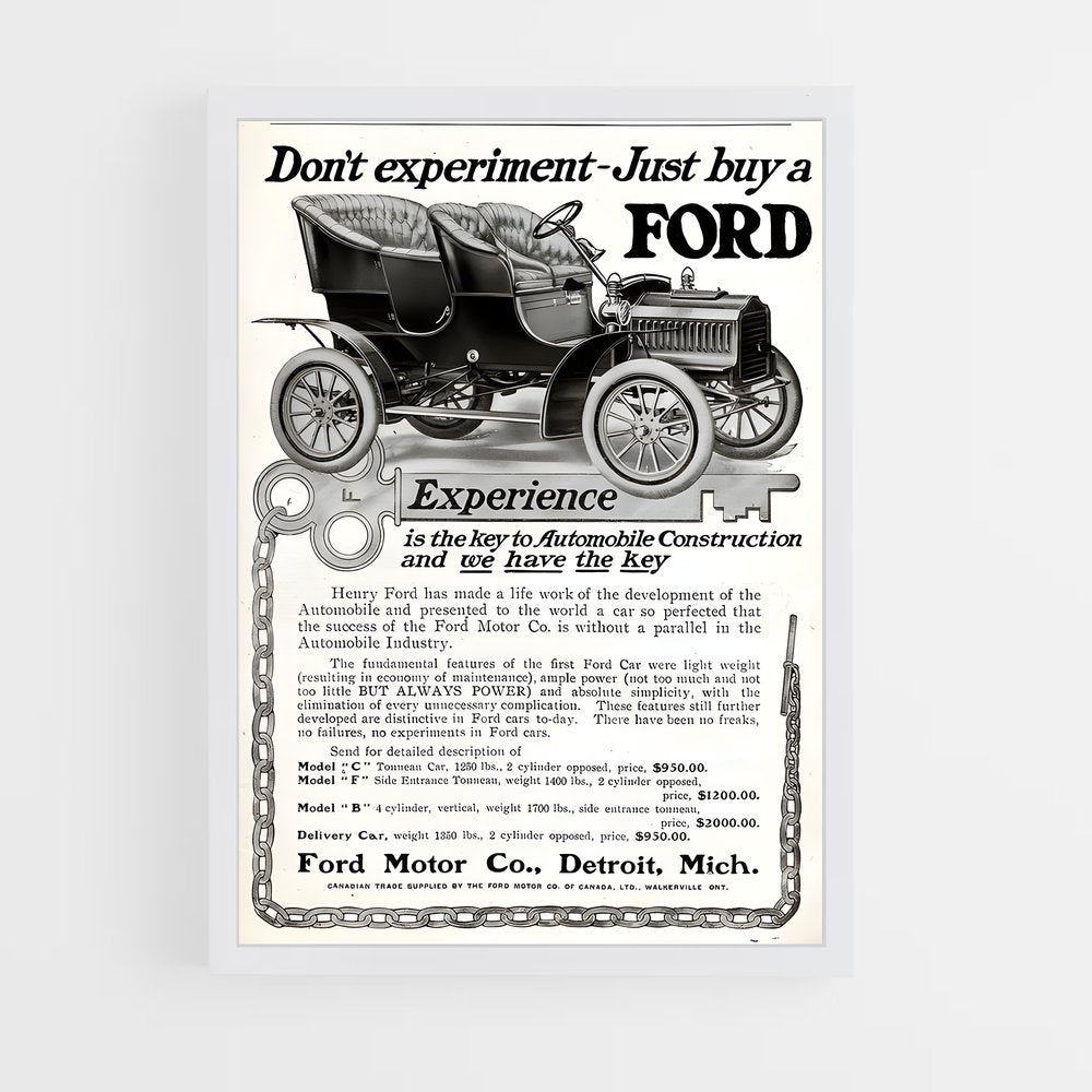 ap-model t ford-2 cadre Blanc
