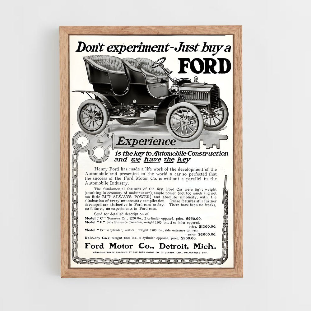 ap-model t ford-2 cadre Bois clair
