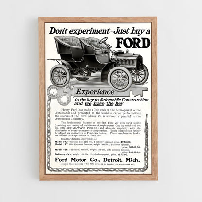 ap-model t ford-2 cadre Bois clair