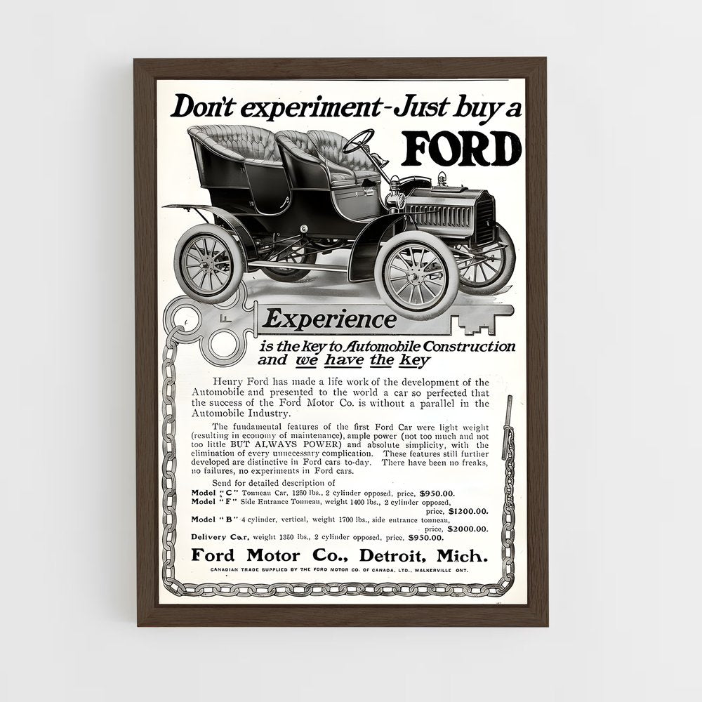 ap-model t ford-2 cadre Bois foncé