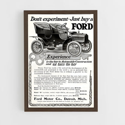 ap-model t ford-2 cadre Bois foncé