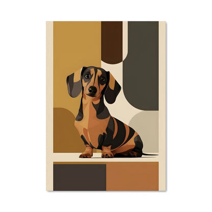 Poster Canin Abstrait