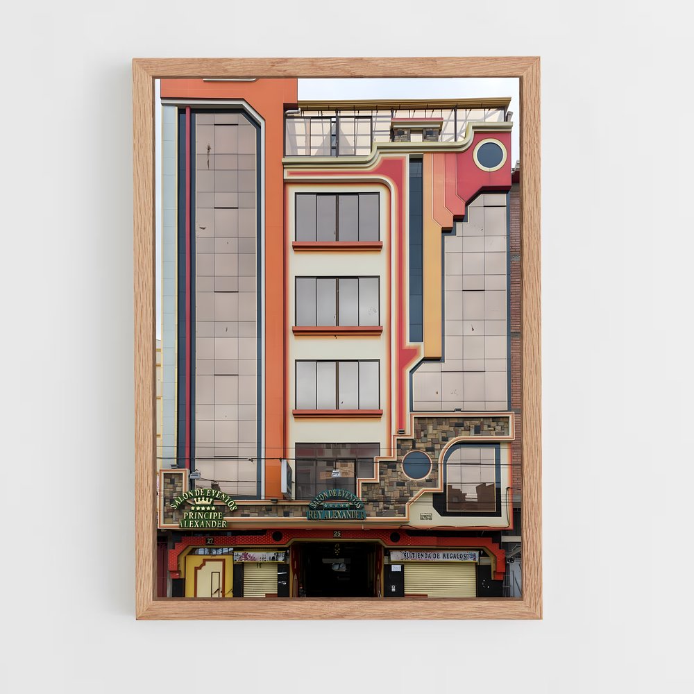 ap-modernist architecture-6 cadre Bois clair