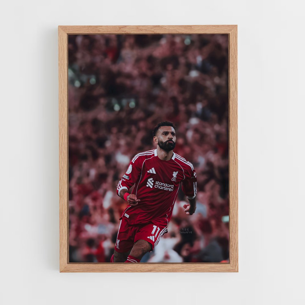 ap-mohamed salah-12 cadre Bois clair