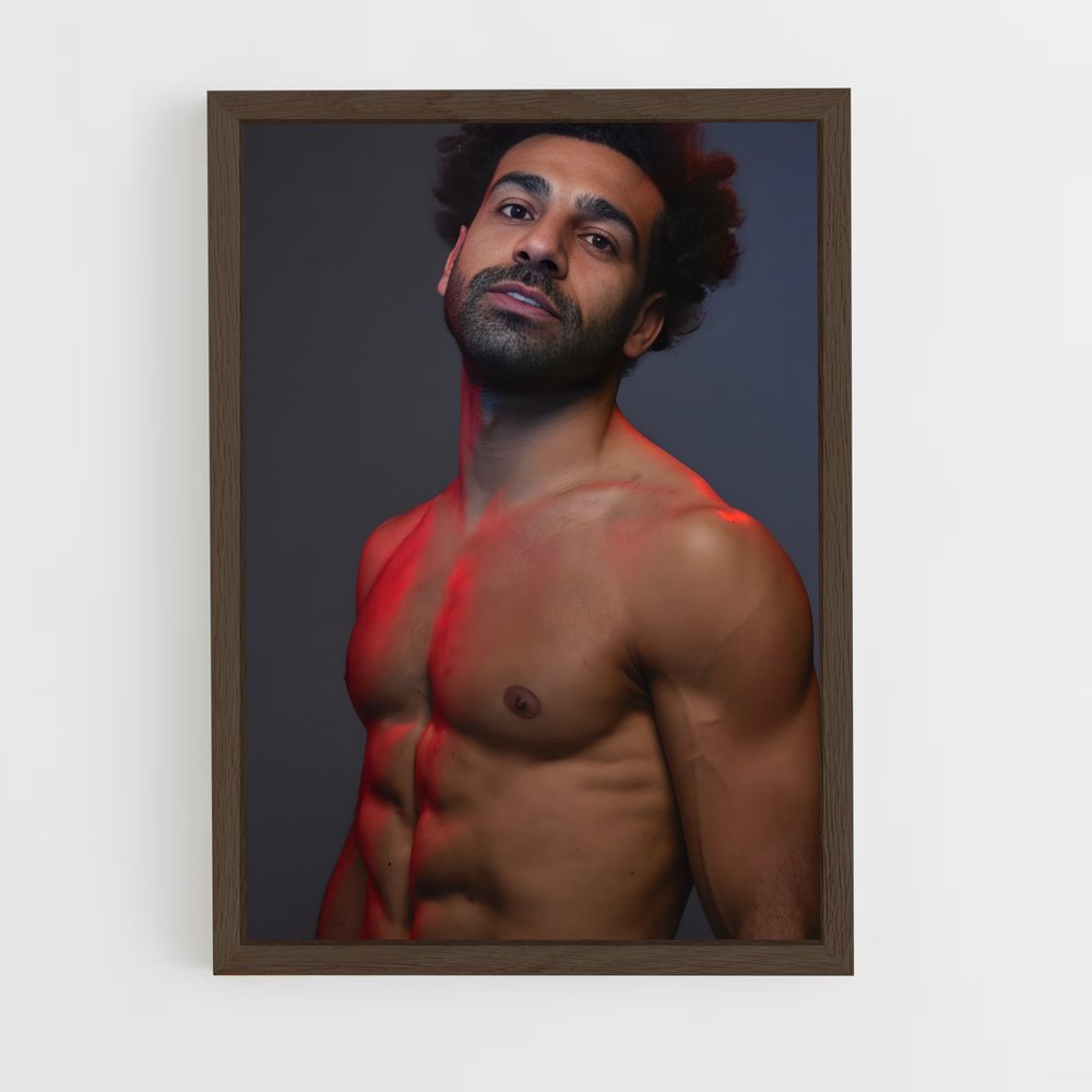ap-mohamed salah-6 cadre Bois foncé