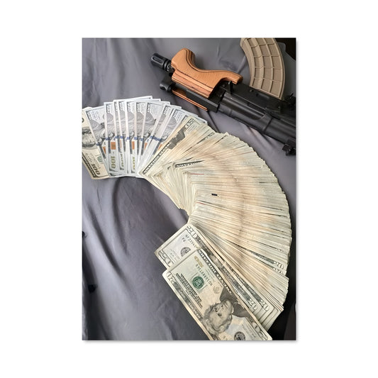 Poster Money & Guns