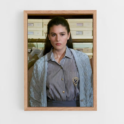 ap-monica bellucci-1 cadre Bois clair