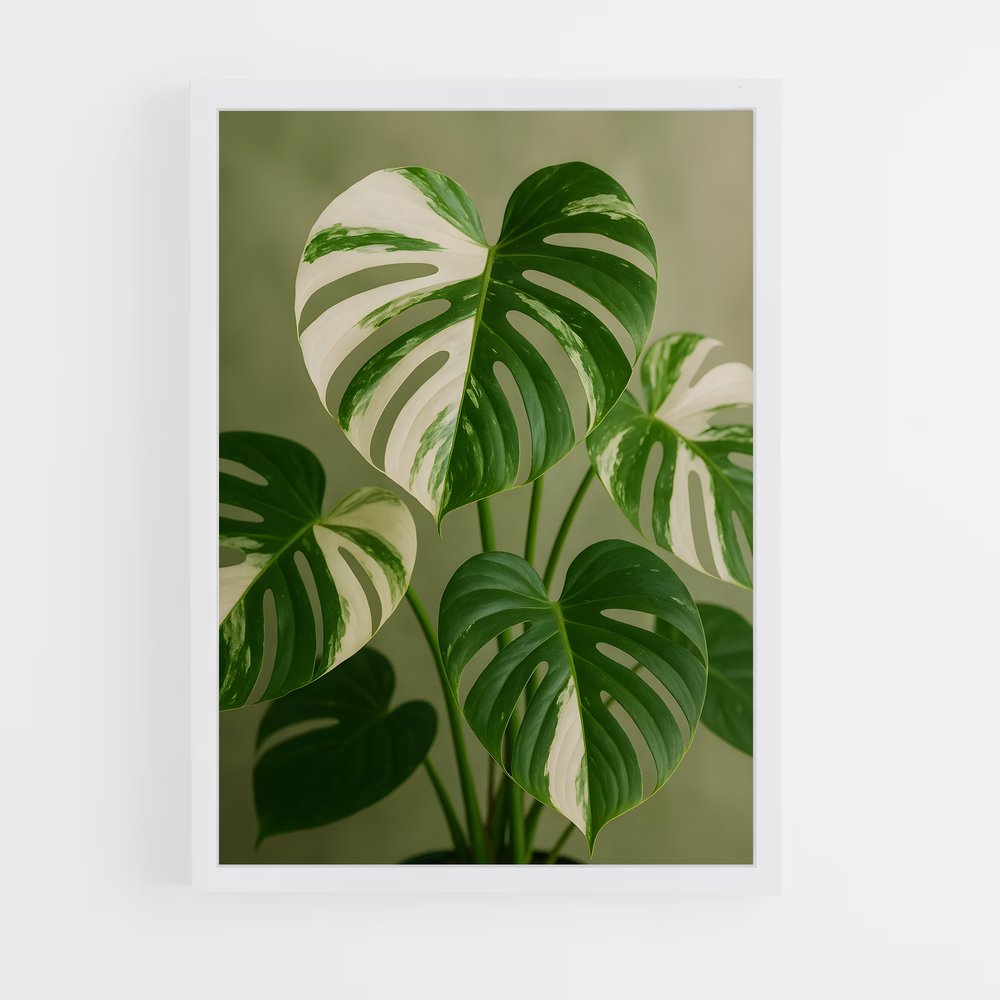 ap-monstera-3 cadre Blanc
