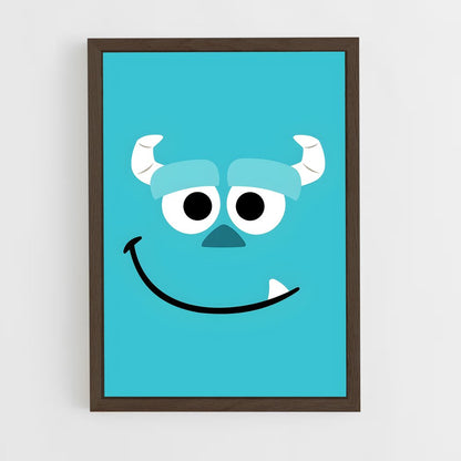 ap-monsters inc-9 cadre Bois foncé