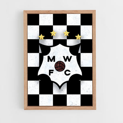 ap-montevideo wanderers fc-4 cadre Bois clair
