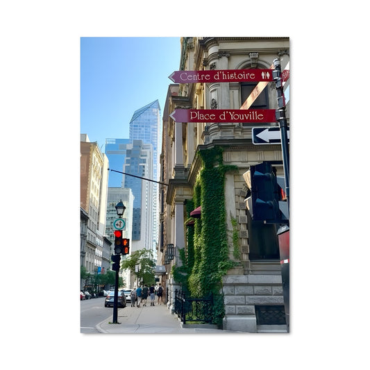 Poster Rue de Montréal