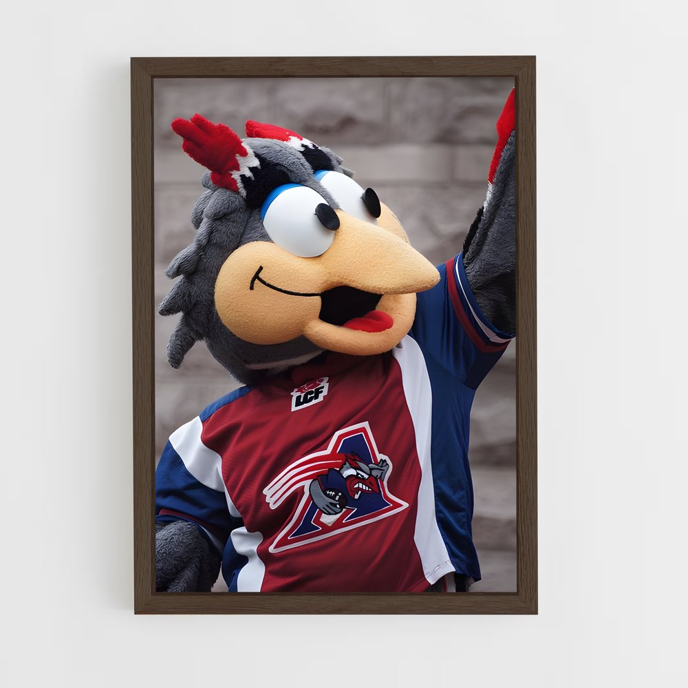 ap-montreal alouettes-2 cadre Bois foncé