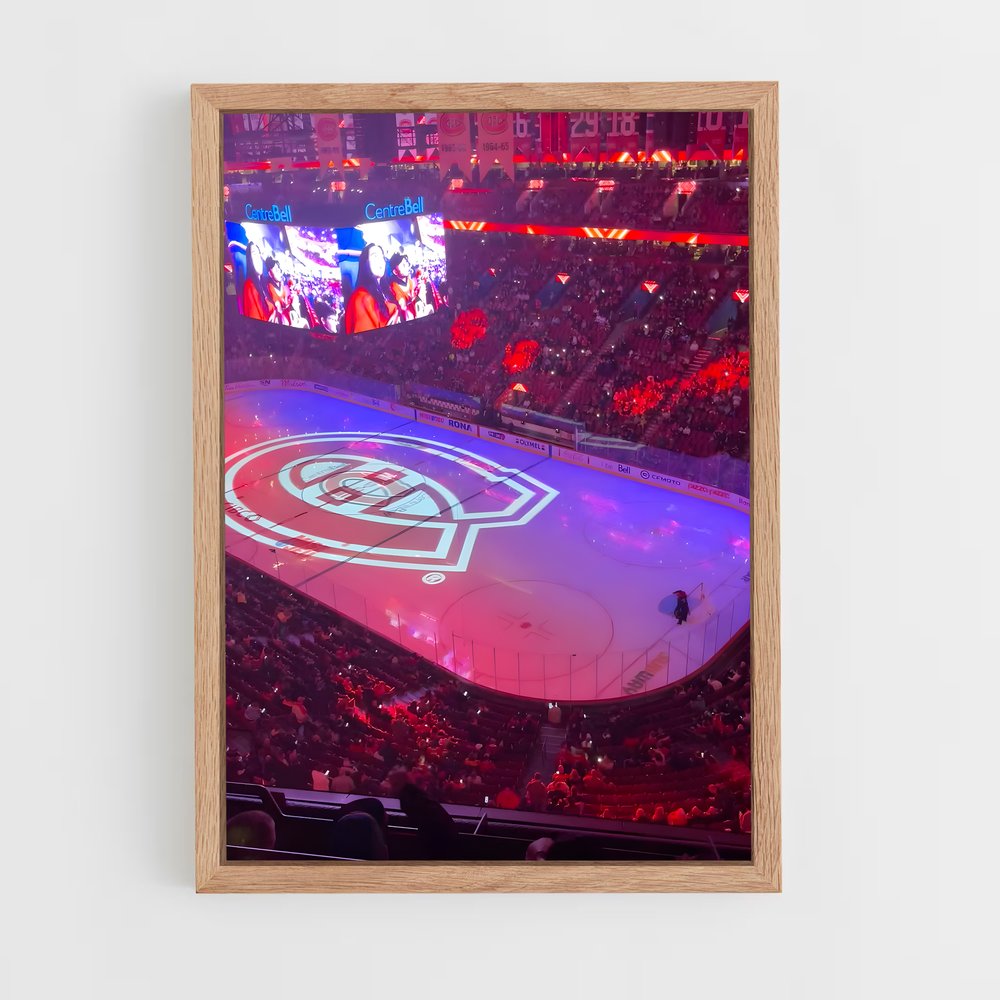 ap-montreal canadiens-2 cadre Bois clair
