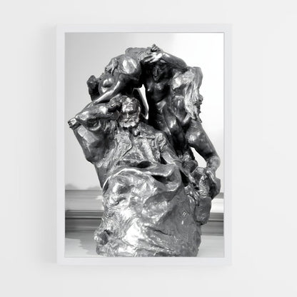 ap-monument to victor hugo rodin-4 cadre Blanc