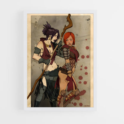ap-morrigan dragon age-3 cadre Blanc