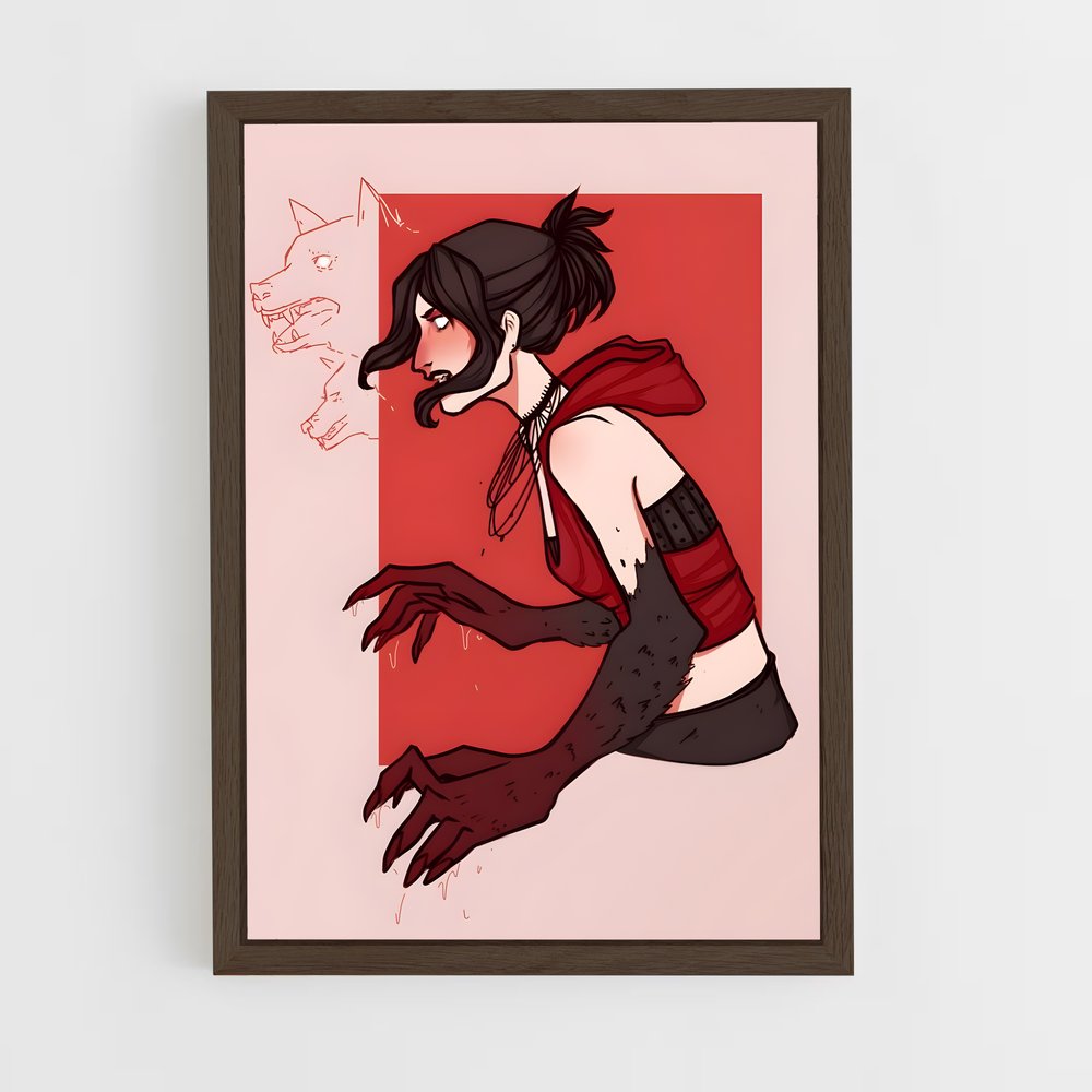 ap-morrigan dragon age-8 cadre Bois foncé