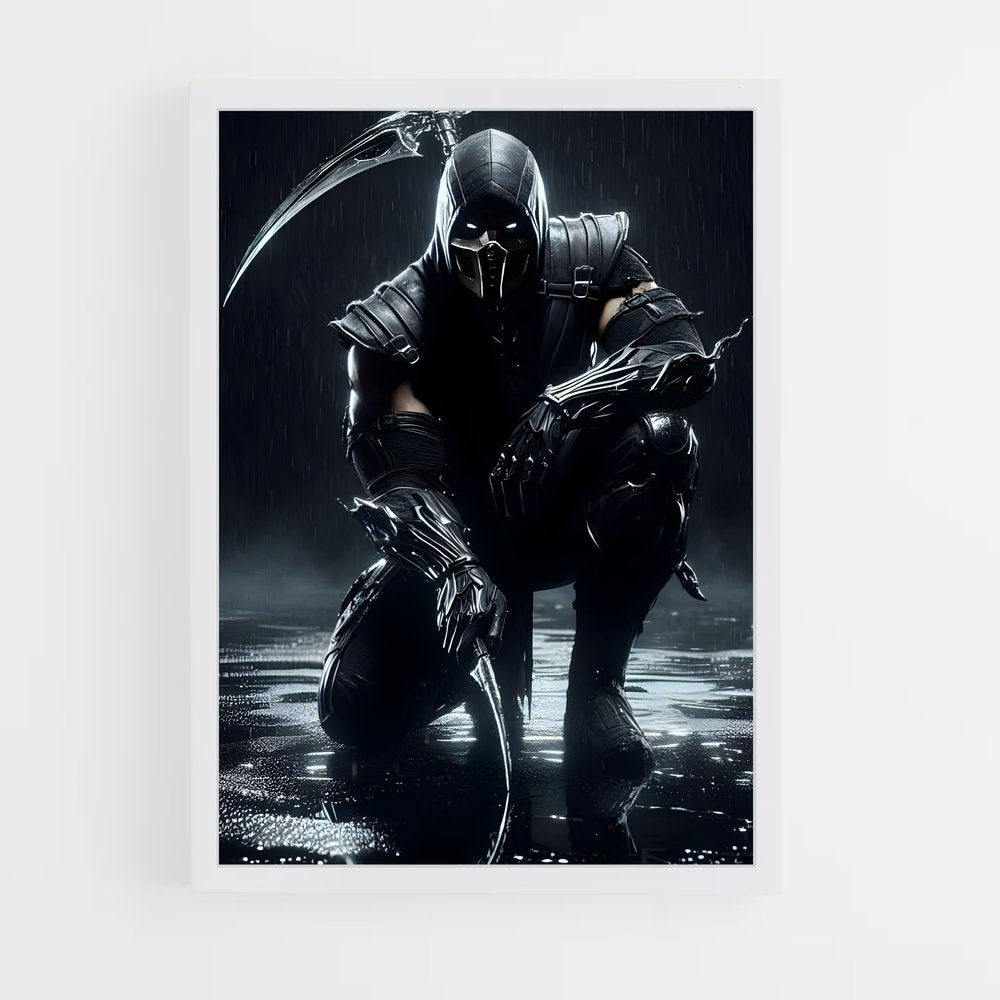 ap-mortal kombat-10 cadre Blanc