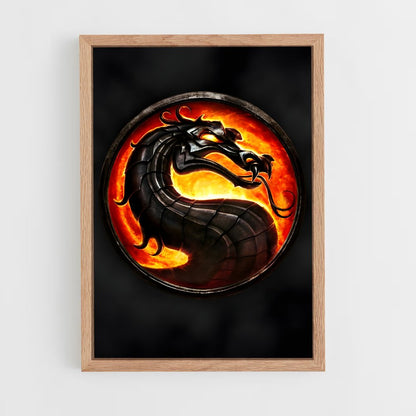 ap-mortal kombat-2 cadre Bois clair