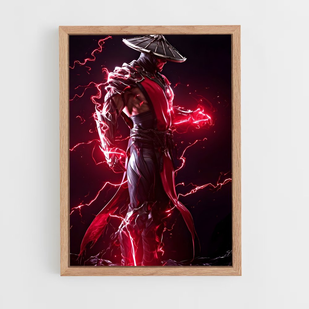ap-mortal kombat-8 cadre Bois clair