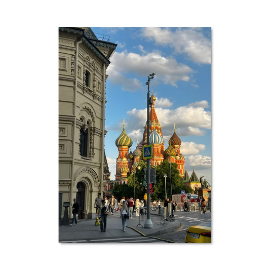 Poster Taxis de Moscou
