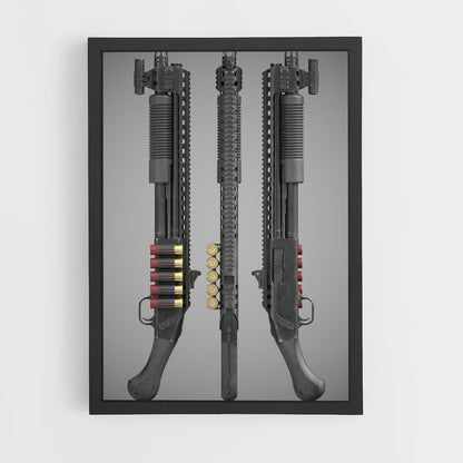 ap-mossberg 500-5 cadre Noir