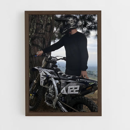 ap-moto-2 cadre Bois foncé
